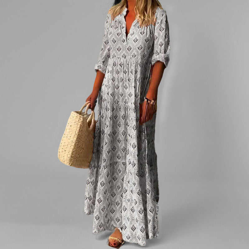 Erica | Women’s Summer V-Neck Maxi Dress