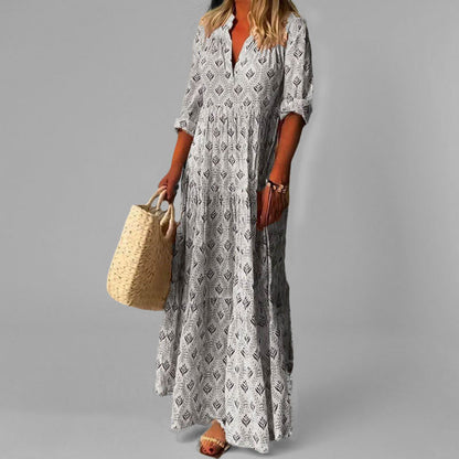 Erica | Women’s Summer V-Neck Maxi Dress