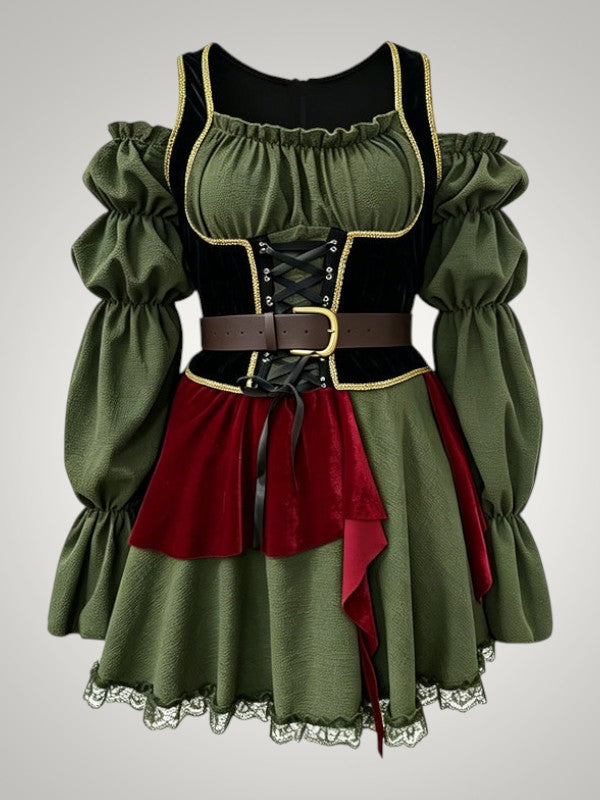 Naomi | Women's Pirate Halloween Costume With Headgear