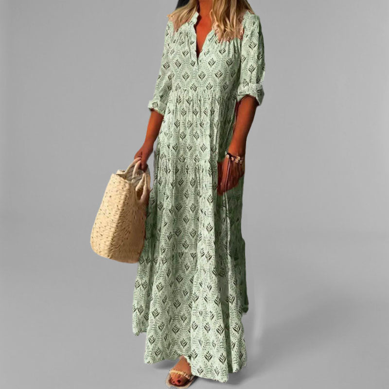 Erica | Women’s Summer V-Neck Maxi Dress