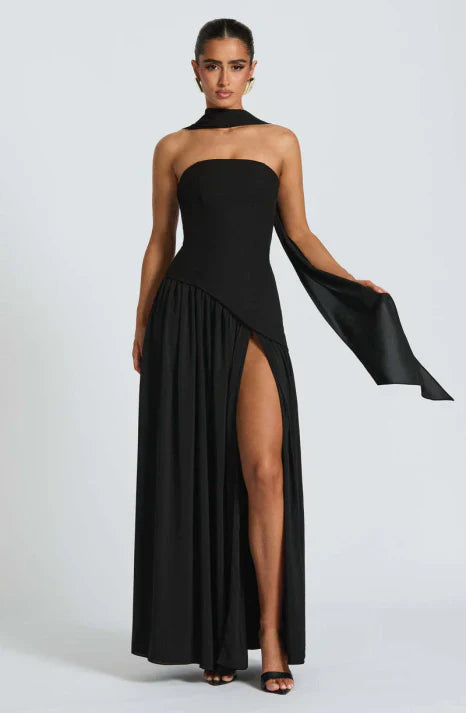Anthea | Women’s Wedding Guest Side Slit Maxi Dress
