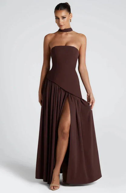Anthea | Women’s Wedding Guest Side Slit Maxi Dress