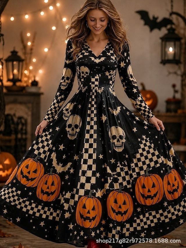 Pumpkin Checkerboard