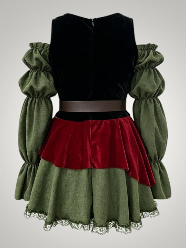Naomi | Women's Pirate Halloween Costume With Headgear