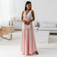 Leona | Women’s Tie Waist Wedding Guest Maxi Dress