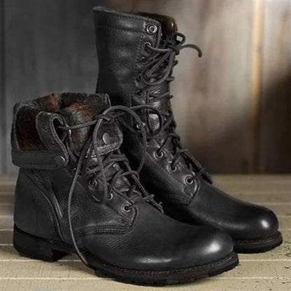 Olina | Women's Casual Lace Up Boots