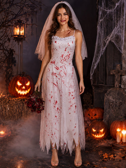 Lydia | Women's Theatrical Halloween Bloody Mary Bride Costume