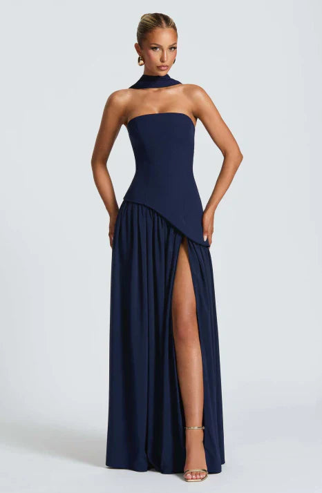 Anthea | Women’s Wedding Guest Side Slit Maxi Dress