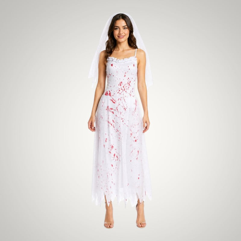 Lydia | Women's Theatrical Halloween Bloody Mary Bride Costume