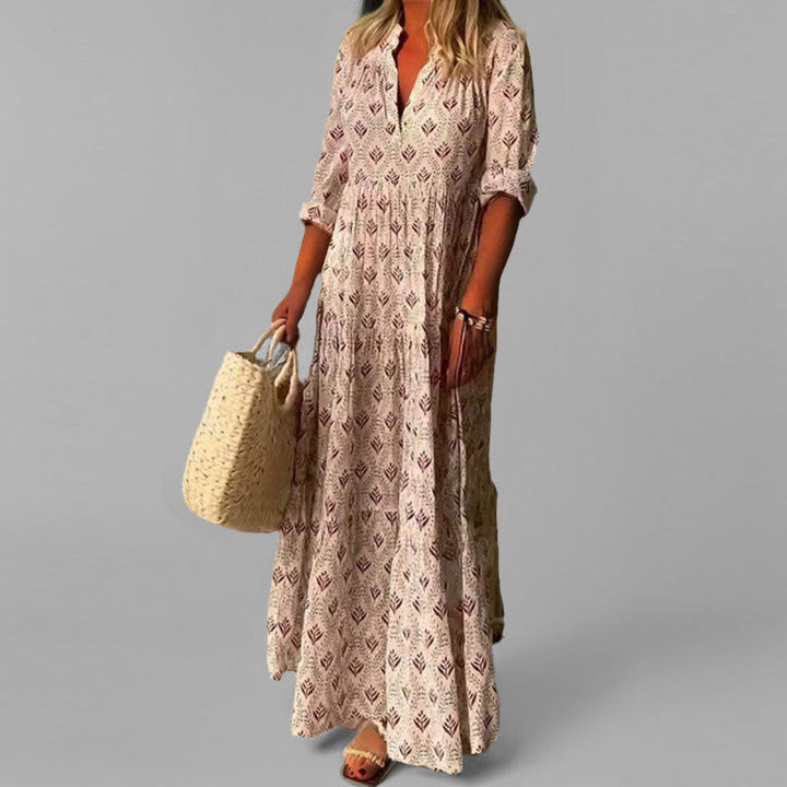 Erica | Women’s Summer V-Neck Maxi Dress
