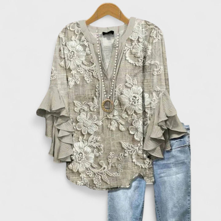 Grace | Women's Floral Summer Blouse