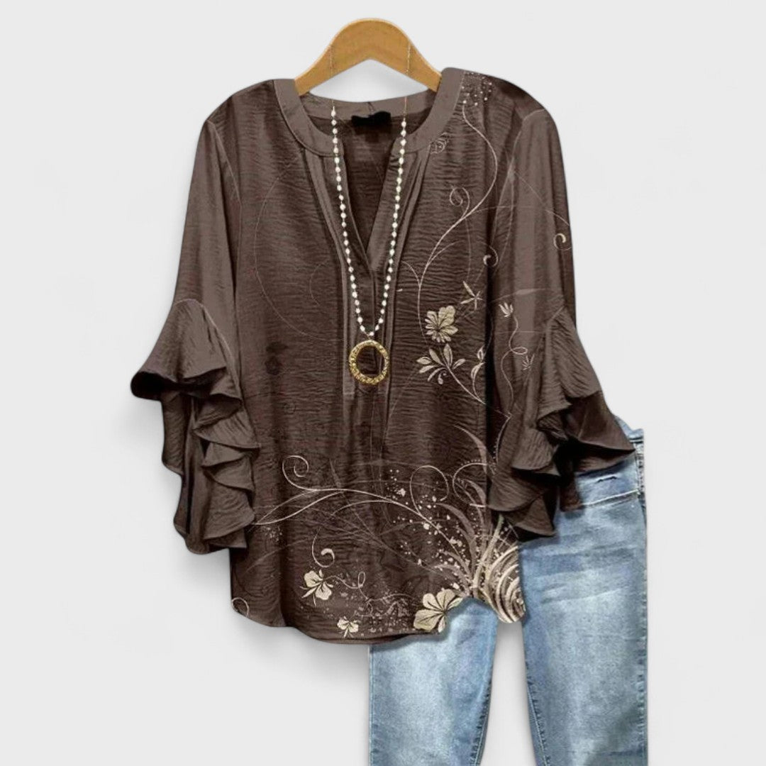 Grace | Women's Floral Summer Blouse