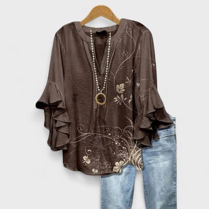 Grace | Women's Floral Summer Blouse