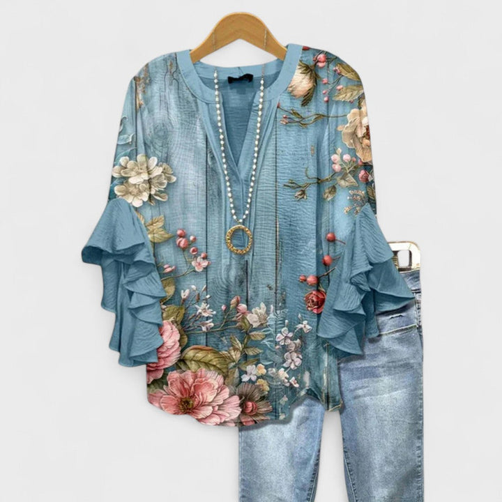 Grace | Women's Floral Summer Blouse