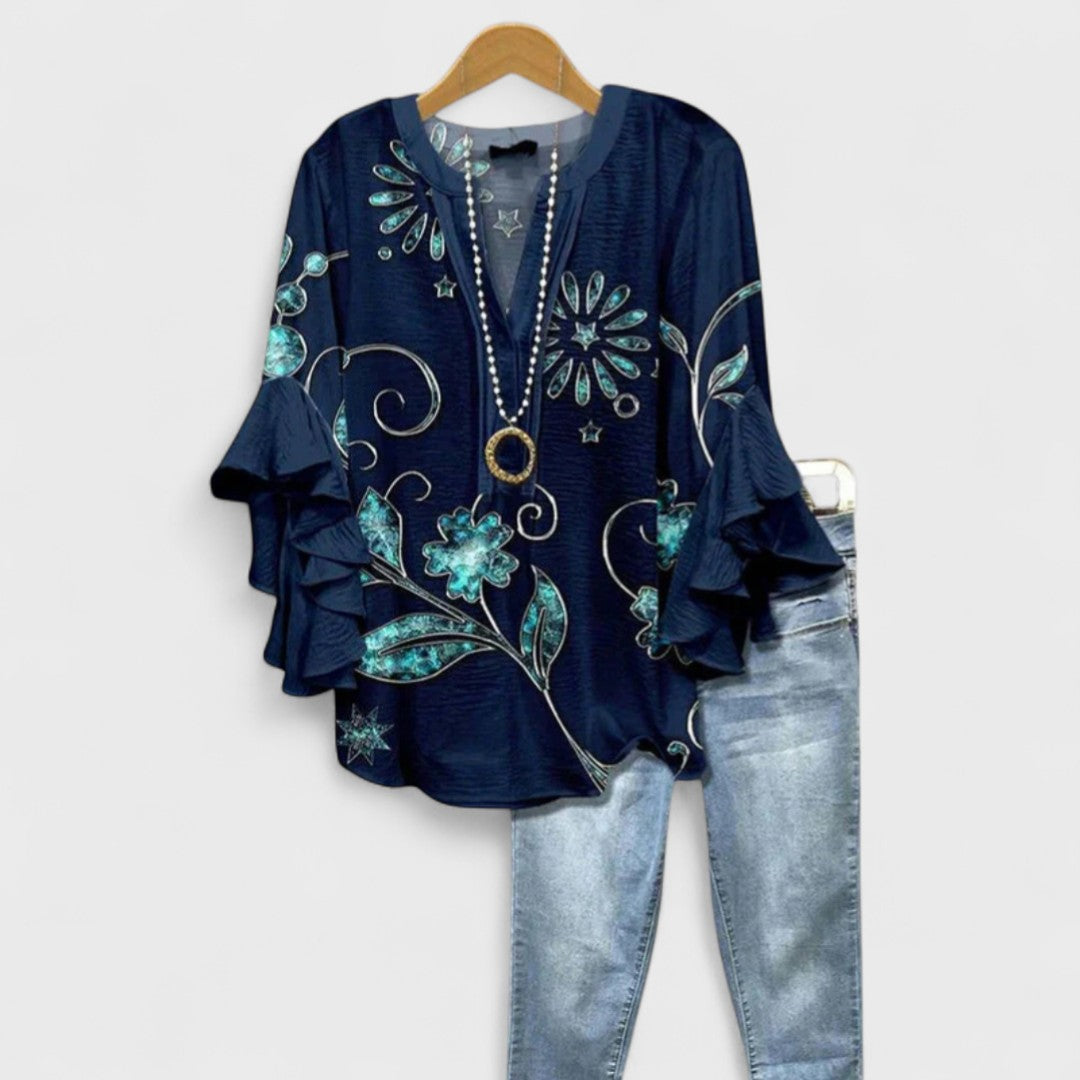 Grace | Women's Floral Summer Blouse