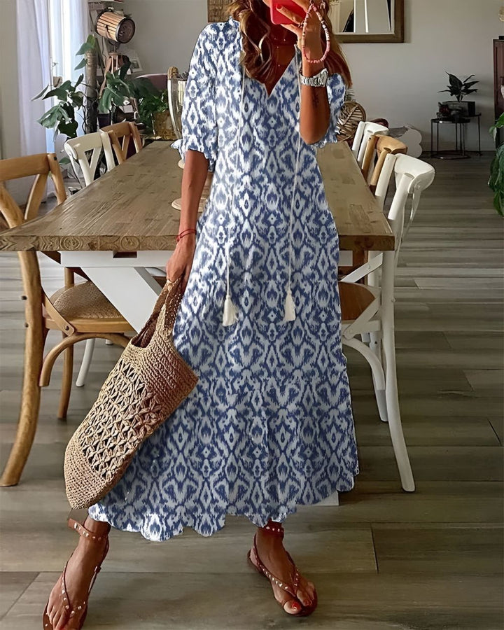 Norah | Women’s Summer Floral Midi Dress