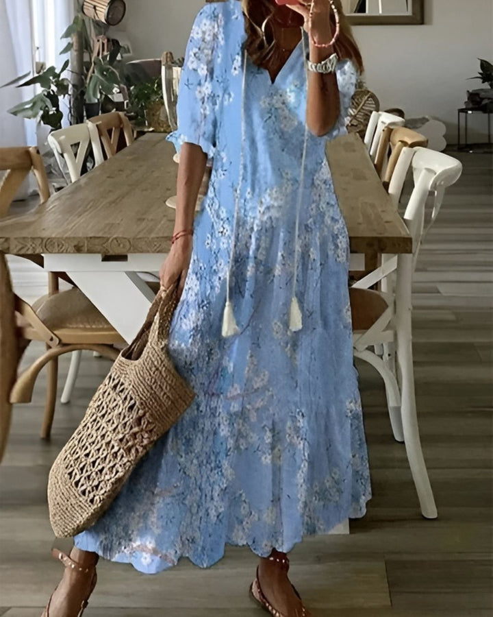 Norah | Women’s Summer Floral Midi Dress