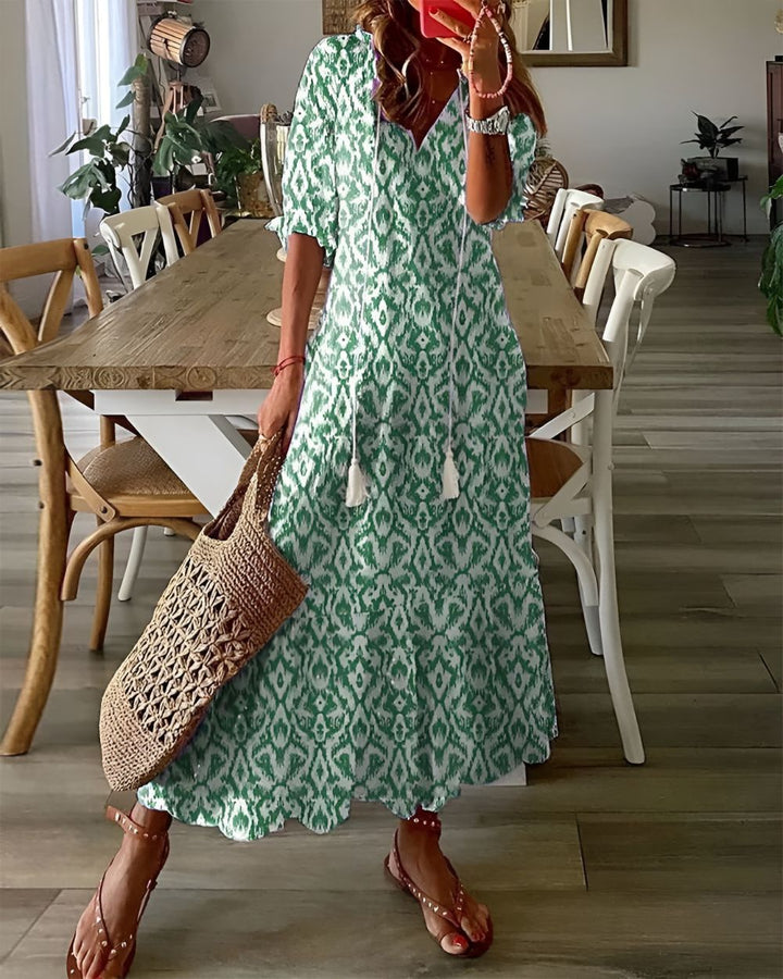 Norah | Women’s Summer Floral Midi Dress