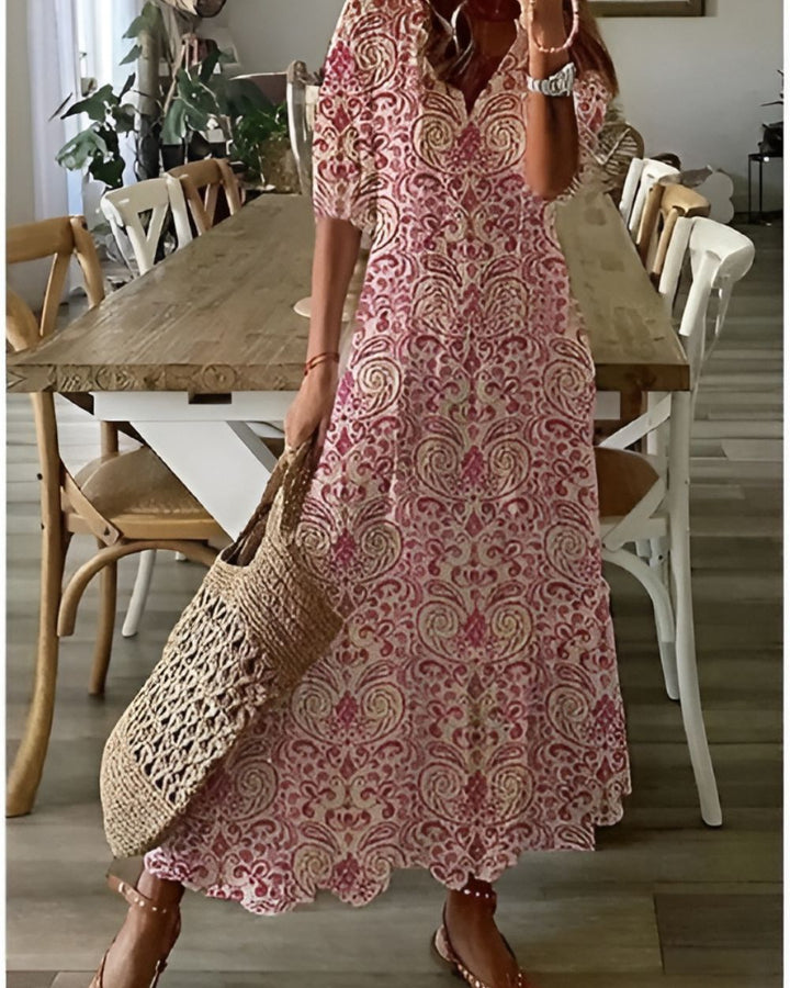 Norah | Women’s Summer Floral Midi Dress