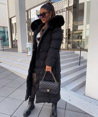 Camille | Women's Belted Long Puffer Winter Coat