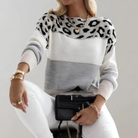Lily | Women's Casual Leopard Print Sweater