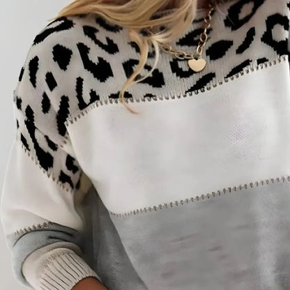 Lily | Women's Casual Leopard Print Sweater