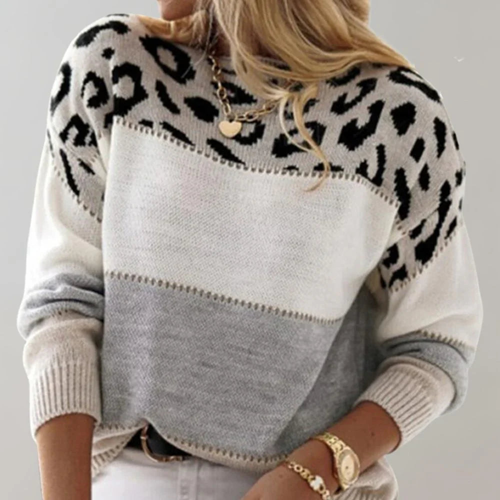 Lily | Women's Casual Leopard Print Sweater