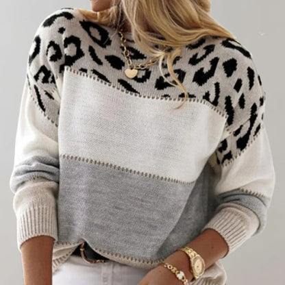 Lily | Women's Casual Leopard Print Sweater