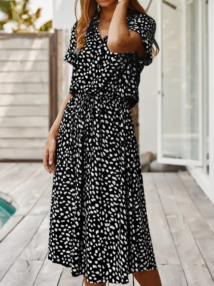 Felicitas | Women's Casual Printed Shirtdress