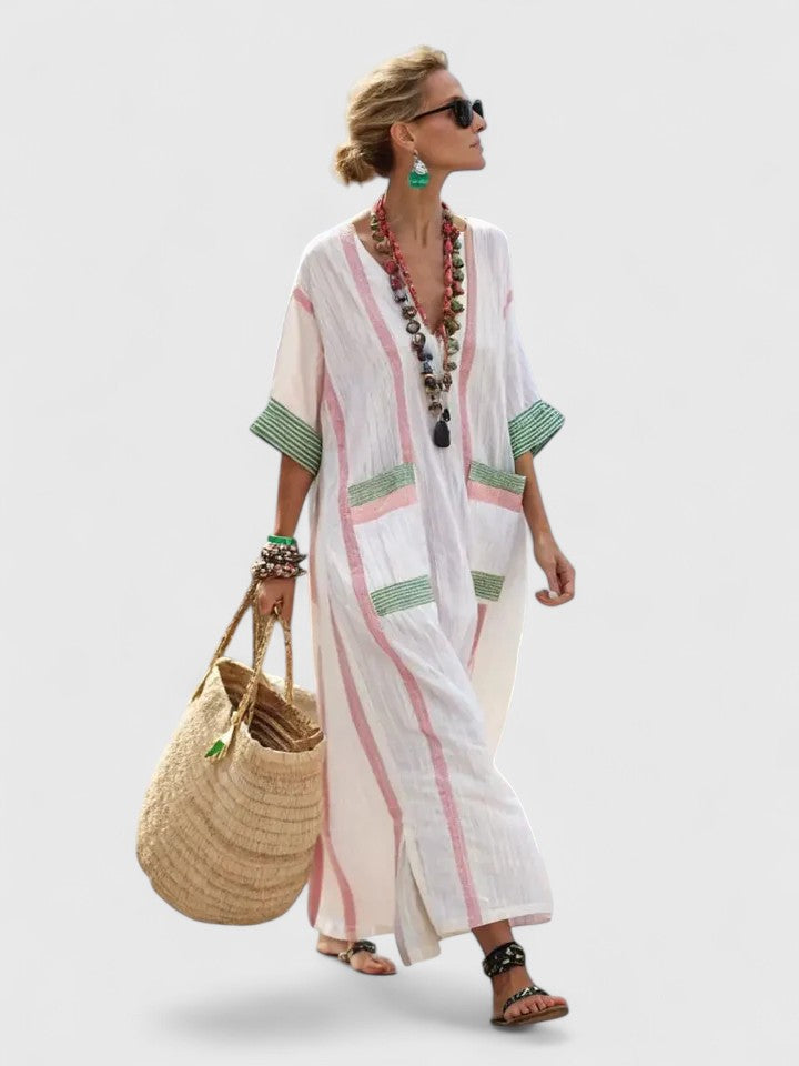 Clara | Women's Boho Beach Maxi Dress