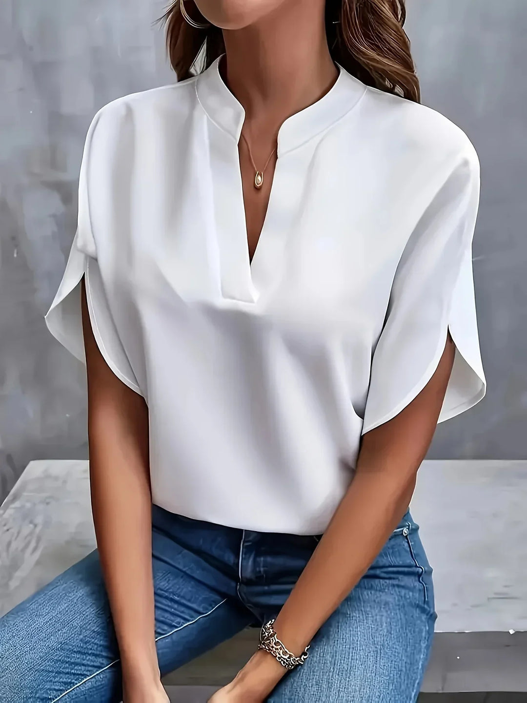 Athena | Women’s Summer Short Sleeve Blouse
