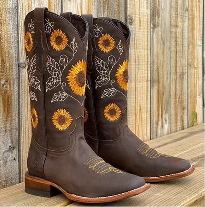 Victoria | Women’s Casual Knee High Cowboy Boots