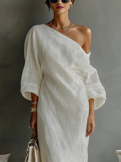 Melody | Women's Asymmetrical One-Shoulder Summer Dress