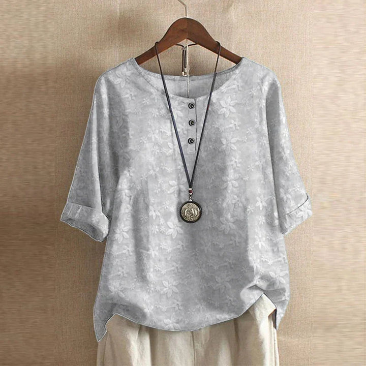 Isabella | Women's Vintage Shortsleeve Summer Blouse