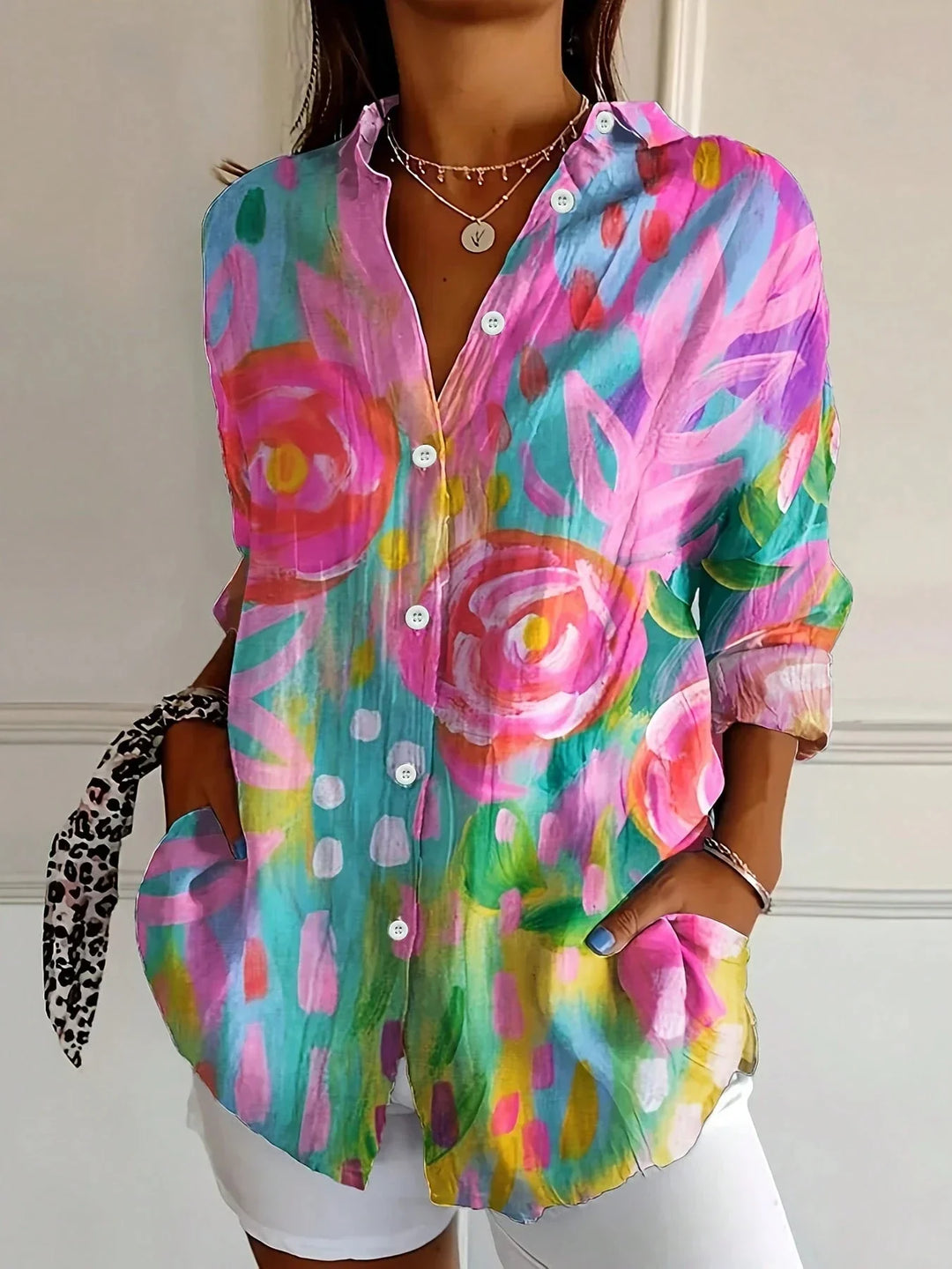 Paige | Women’s Long Sleeve Tunic Blouse