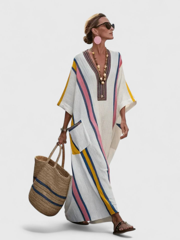Clara | Women's Boho Beach Maxi Dress