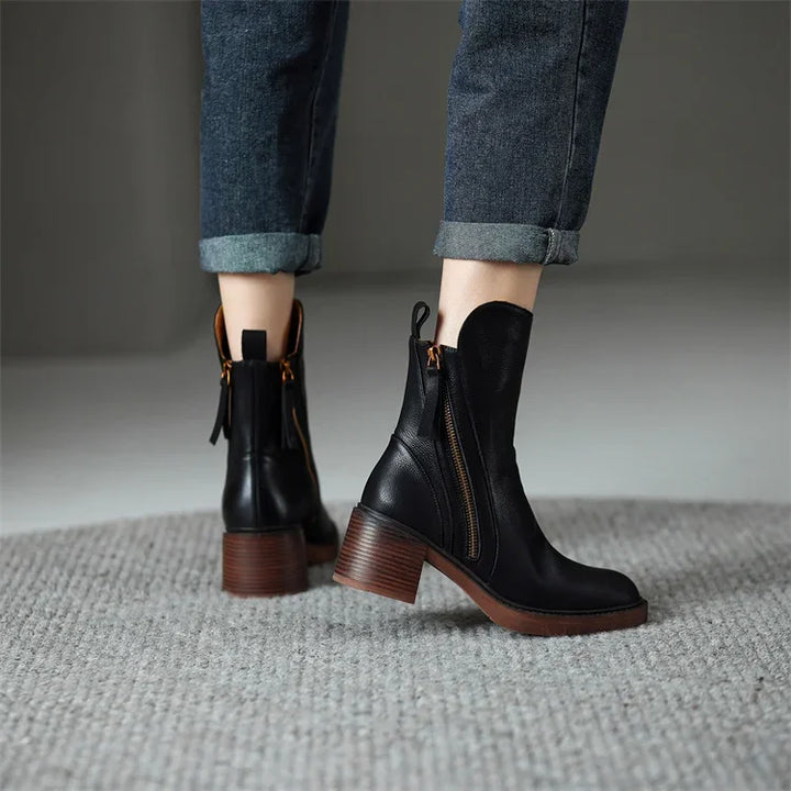 Brianna | Women's Classic Block Heel Ankle Boots