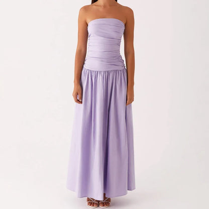 Felicity | Women’s Summer Strapless Maxi Dress