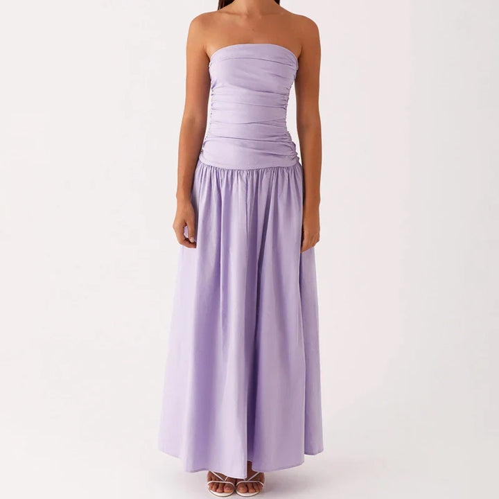 Felicity | Women’s Summer Strapless Maxi Dress