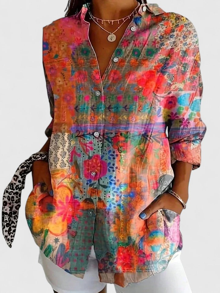 Aspen | Women's Summer Printed Tunic Blouse