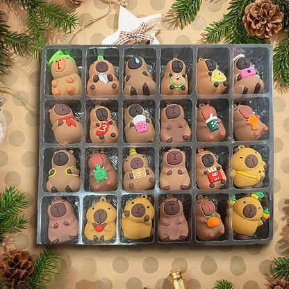 Children's Christmas Advent Calendar with Capybaras