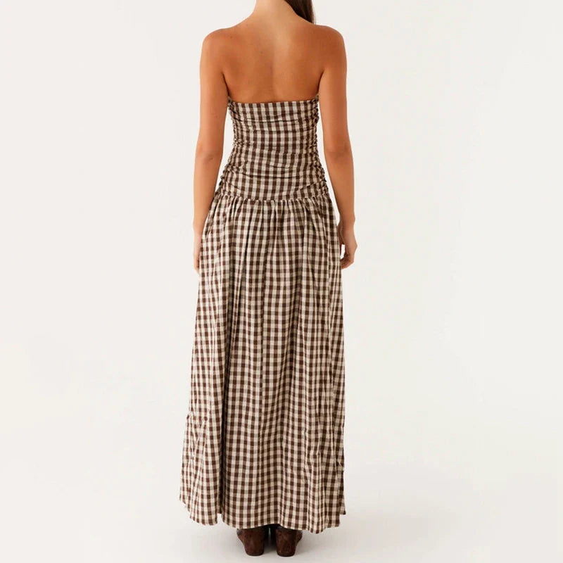 Felicity | Women’s Summer Strapless Maxi Dress