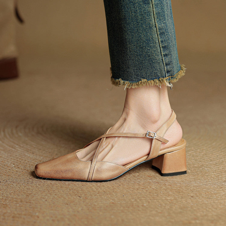 Rose | Women's Closed-Toe Block Heels