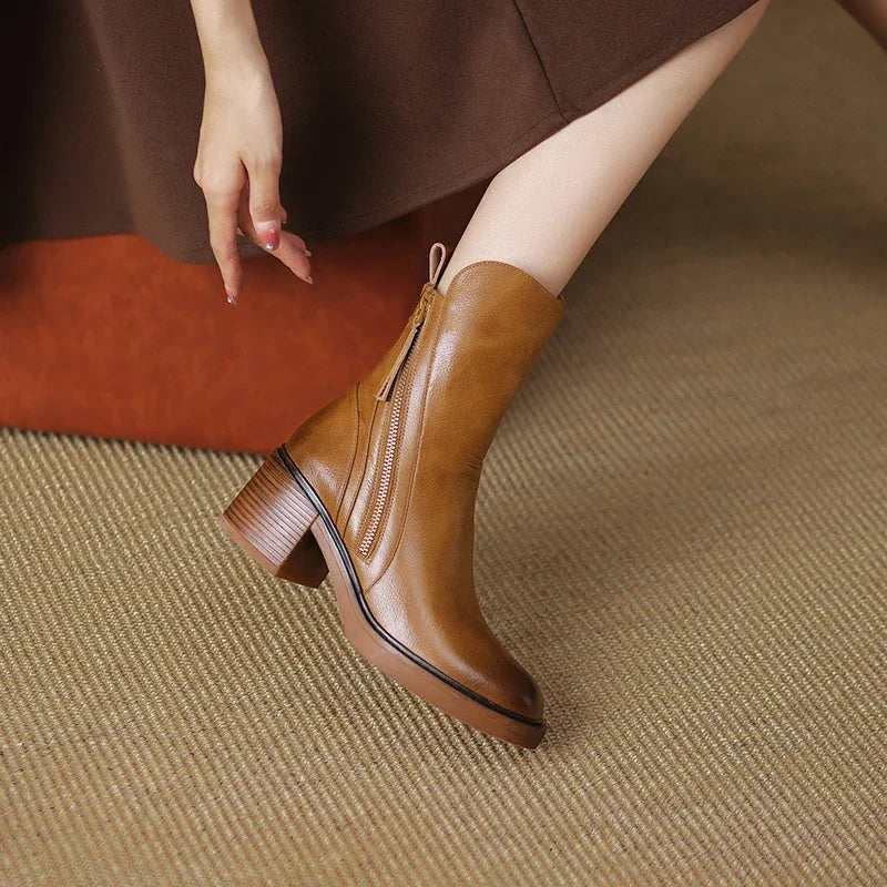 Brianna | Women's Classic Block Heel Ankle Boots