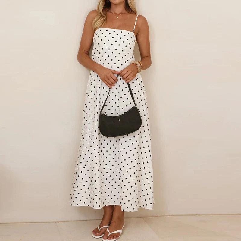 Carmen | Women’s Spaghetti Strap Muslin Dress