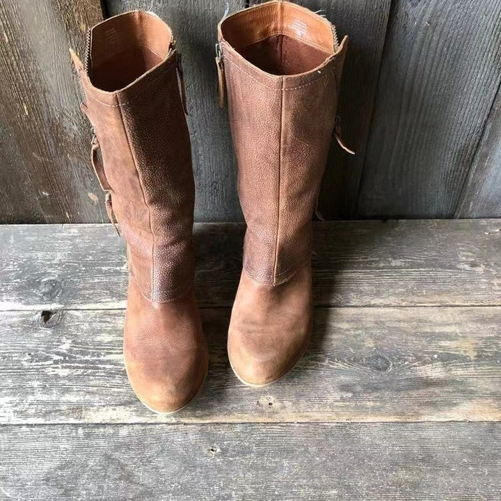 Brooklyn | Women’s Casual Round Toe Cowboy Boots