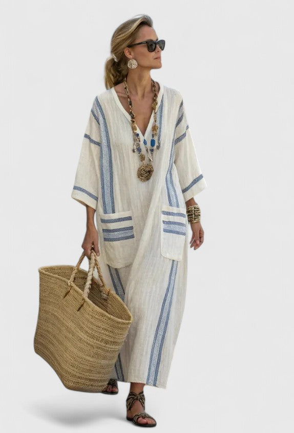 Clara | Women's Boho Beach Maxi Dress