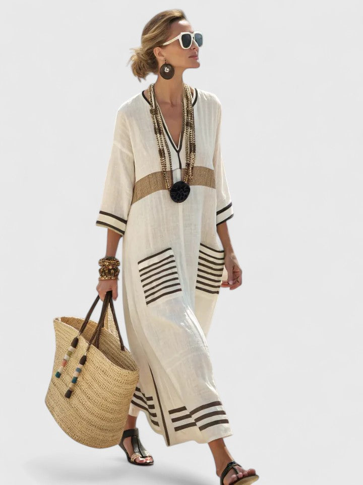 Clara | Women's Boho Beach Maxi Dress