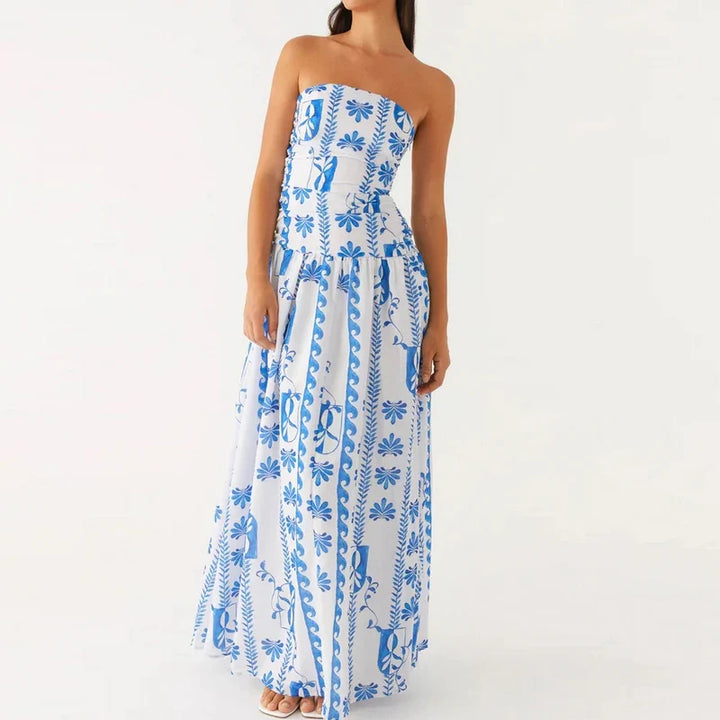 Felicity | Women’s Summer Strapless Maxi Dress