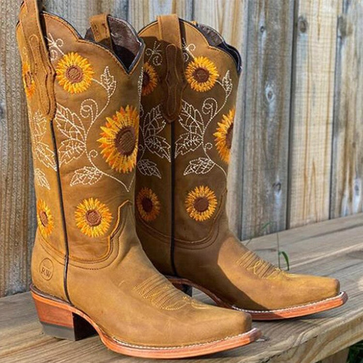 Victoria | Women’s Casual Knee High Cowboy Boots